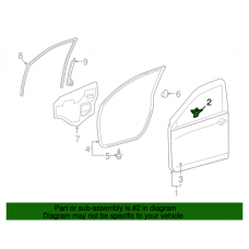 GARNISH, DOOR FRAME  RIGHT 676630R010 TOYOTA OEM 06-15 Rav4 Front Door-corner Trim Left 676640R010 
